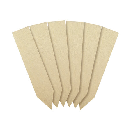 CombiCraft Houten steeketiketten 20x100x2mm - per 100 stuks