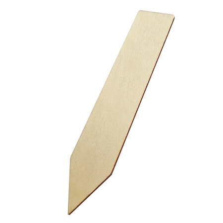 CombiCraft Houten steeketiketten 20x100x2mm - per 100 stuks