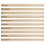 Houten steeketiketten groente- en fruitset – per set