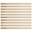 CombiCraft Houten steeketiketten 258x16mm kruidenset - per set