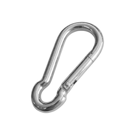 Karabijnhaak of festonhaak 60x39mm verzinkt staal - per stuk