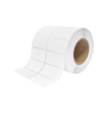 CombiCraft Blanco zelfklevende etiketten op rol HDPE 50x25mm polypropeen - 2500 etiketten