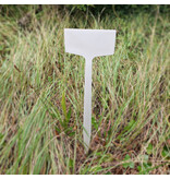 CombiCraft Kunststof plaatetiketten 590x150mm recht wit - per 10 stuks