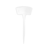 CombiCraft Kunststof plaatetiketten 260x120mm afgeronde hoeken wit - per 10 stuks