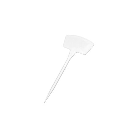 CombiCraft Kunststof plaatetiketten 260x120mm afgeronde hoeken wit - per 10 stuks