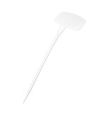 CombiCraft Kunststof plaatetiketten 500x150mm rond met knik wit - per 10 stuks