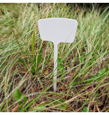 CombiCraft Kunststof plaatetiketten 350x145mm afgeronde hoeken wit - per 10 stuks