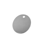 CombiCraft Blanco RVS nummerplaatjes met gat