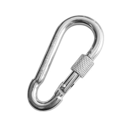 CombiCraft Karabijnhaak of festonhaak met schroef verzinkt staal - per stuk