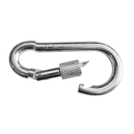 CombiCraft Karabijnhaak of festonhaak met schroef verzinkt staal - per stuk