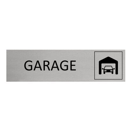 Aluminium deurbordje Garage 165 x 45 mm - per 1 stuk