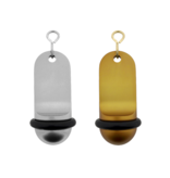 Blanco Midi Classic aluminium hotel sleutelhanger in stijlvolle kleuren