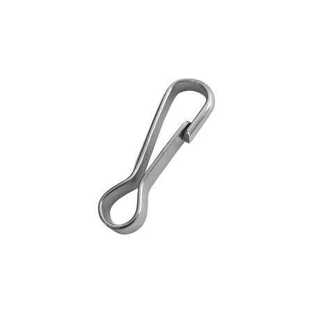 CombiCraft Staal vernikkelde simplexhaak klein 39x12mm - per stuk