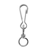 CombiCraft Staal vernikkelde simplexhaak met wartel 46x16.5mm - per stuk