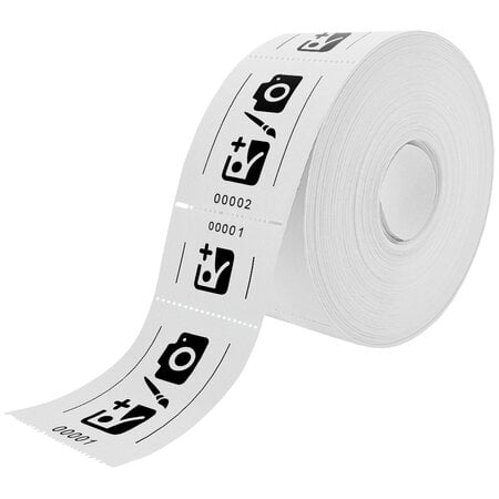 CombiCraft Entreebewijs op rol 114x60mm met rechte afscheurstrook - per 1000 bonnen