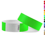 CombiCraft Blanco Tyvek polsbandjes of festivalbandjes - per 100 stuks