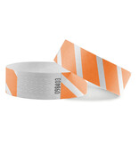 CombiCraft Gestreepte Tyvek polsbandjes - per 100 stuks