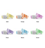 CombiCraft Gestreepte Tyvek polsbandjes - per 100 stuks