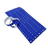 Blanco smalle vinyl polsbandjes - 100 stuks