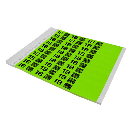 Don't drink and drive 18 Tyvek polsbandjes - per 100 stuks