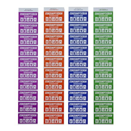 Hele consumptiebon op strips van 10 bonnen - per 1000 bonnen