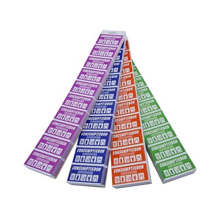 Hele consumptiebon op strips van 10 bonnen - per 1000 bonnen