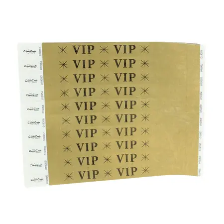 CombiCraft VIP Tyvek polsbandjes - per 100 stuks