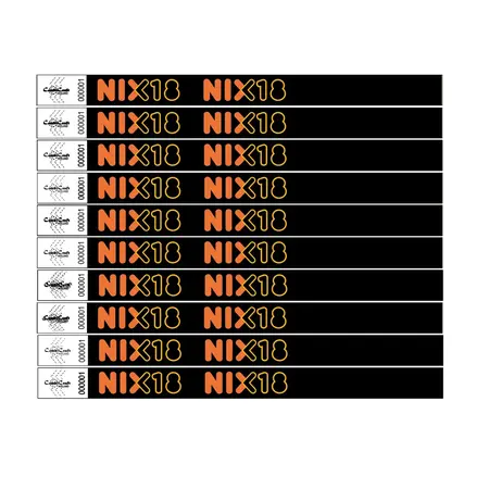 CombiCraft Brede NIX18 Tyvek polsbandjes - per 100 stuks