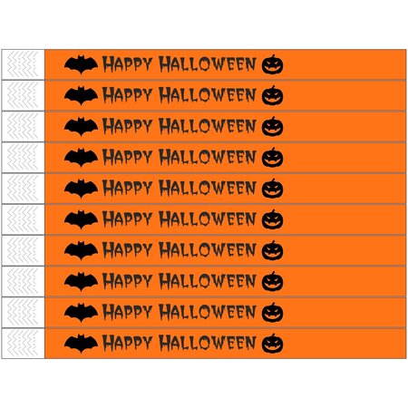 Halloween Tyrex polsbandjes - per 100 stuks