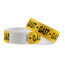 Gast Tyrex polsbandjes - 100 stuks