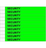 Security Tyrex polsbandjes - per 100 stuks