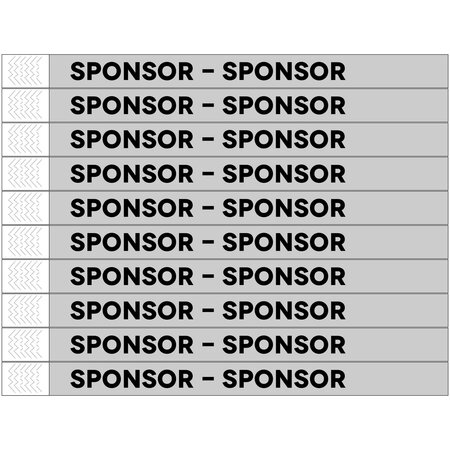 Sponsor Tyrex polsbandjes - per 100 stuks