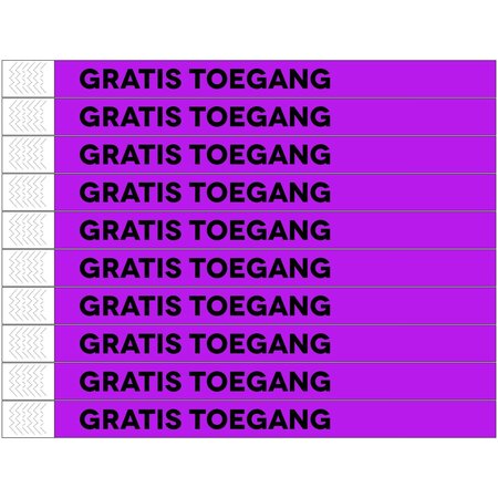 CombiCraft Gratis toegang Tyrex polsbandjes - per 100 stuks