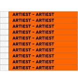 Artiest Tyrex polsbandjes - per 100 stuks