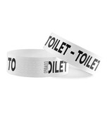 Toilet Tyrex polsbandjes - per 100 stuks