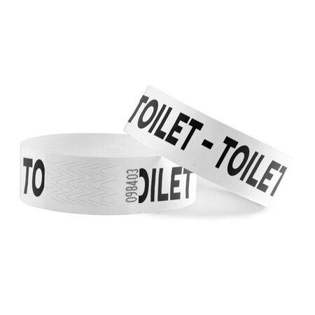 CombiCraft Toilet Tyrex polsbandjes - per 100 stuks