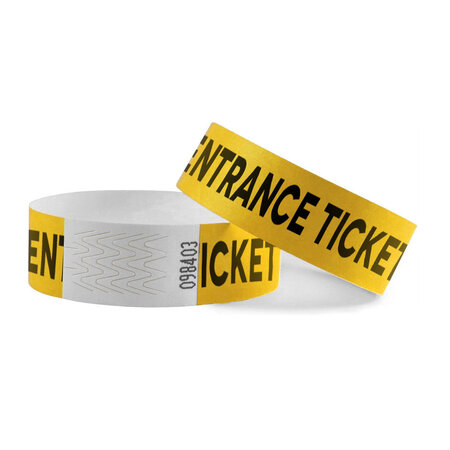 Entrance ticket Tyrex polsbandjes - per 100 stuks