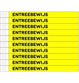 Entreebewijs Tyrex polsbandjes - per 100 stuks
