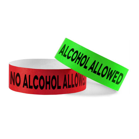 CombiCraft Tyrex polsbandjes leeftijdscontrole alcohol mix - per 100 stuks