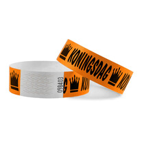 Koningsdag Tyrex polsbandjes - 100 stuks