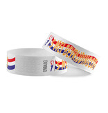 CombiCraft Bevrijdingsdag polsbandjes full colour druk - per 100 stuks