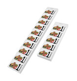 CombiCraft Consumptiebon full colour met eet iconen op strips - per 1000 bonnen