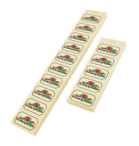 Consumptiebon carnaval in full colour op strips - per 1000 bonnen