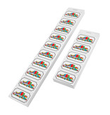 CombiCraft Consumptiebon carnaval in full colour op strips - per 1000 bonnen