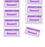 Consumptiebon dessert op strips - per 1000 bonnen