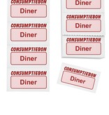 Consumptiebon diner op strips - per 1000 bonnen