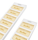 CombiCraft Consumptiebon buffet op strips - per 1000 bonnen