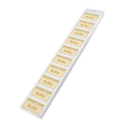 Consumptiebon buffet op strips - per 1000 bonnen