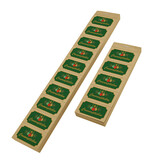 Consumptiebon feestdagen in full colour op strips - per 1000 bonnen