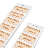 Consumptiebon snack op strips - per 1000 bonnen